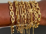 MIA - GOLD LINK BRACELETS