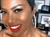 DIANA - LARGE RHINESTONES HOOPS