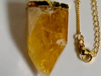 CITRINE STONE NECKLACE