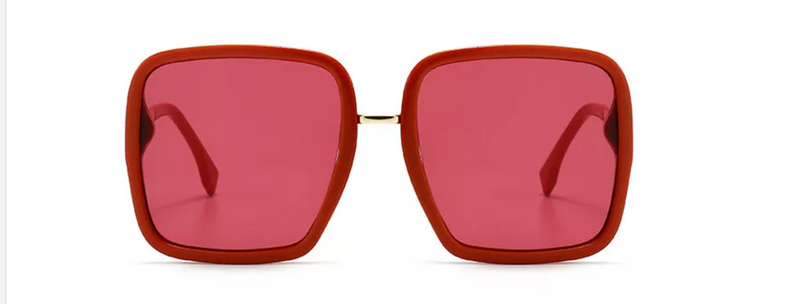 These stunning sunglasses will surely elevate any look. Trend aligned oversize design and iconic. Frame Shape: Square Frame Type: Full Rim Eye/Bridge/Temple: 60/18/145 Lens features: Resin, amber-red hue