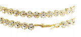 DIANA - LARGE RHINESTONES HOOPS