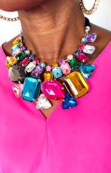 TARA NECKLACE - PINK